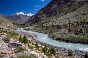 Mountain river in Himalayas. India