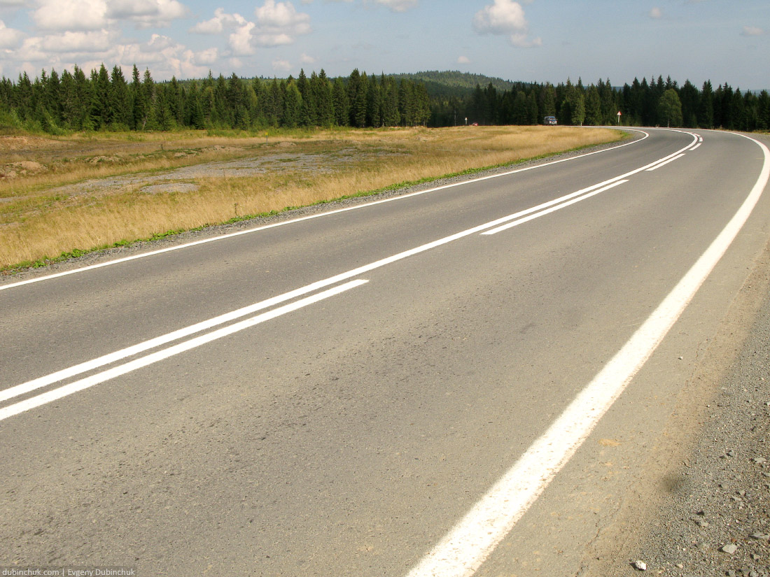 Пустая дорога. Поход на велосипеде в одиночку по Уралу. Empty highway