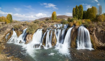 Turkish landscape - Muradiye waterfalls, Van province