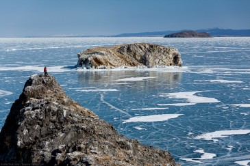 Острова на Байкале зимой: Ольтрек, Замогой, Борга-Даган, Ольхон