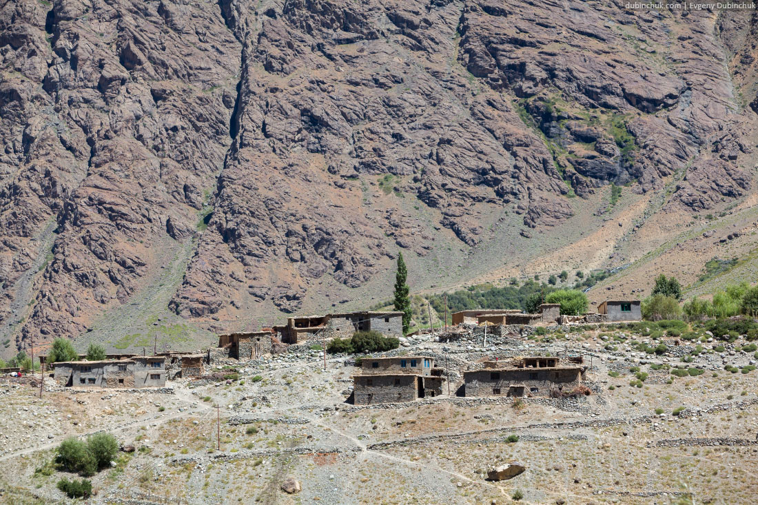 Типичная деревня в Кашмире