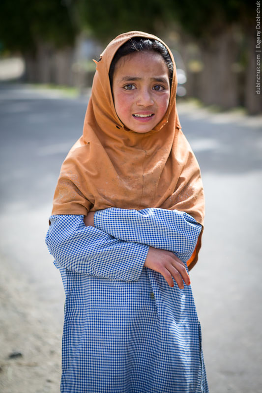 Девочка мусульманка из Кашмира