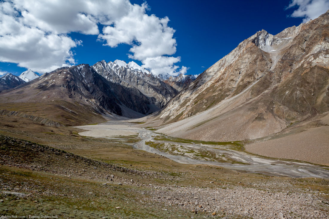 Горный пейзаж в Гималаях. Индия