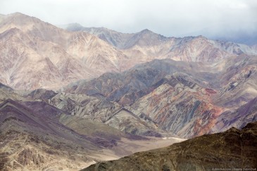 Colorufl Himalaya mountains. Ladakh, India
