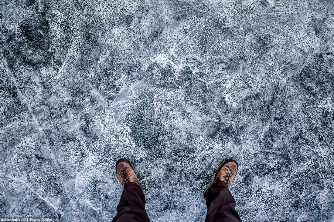 Удивительный лед озера Байкал. Baikal ice in winter