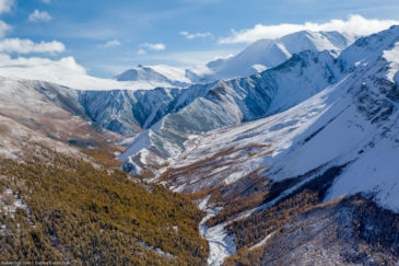 Altai mountains in autumn